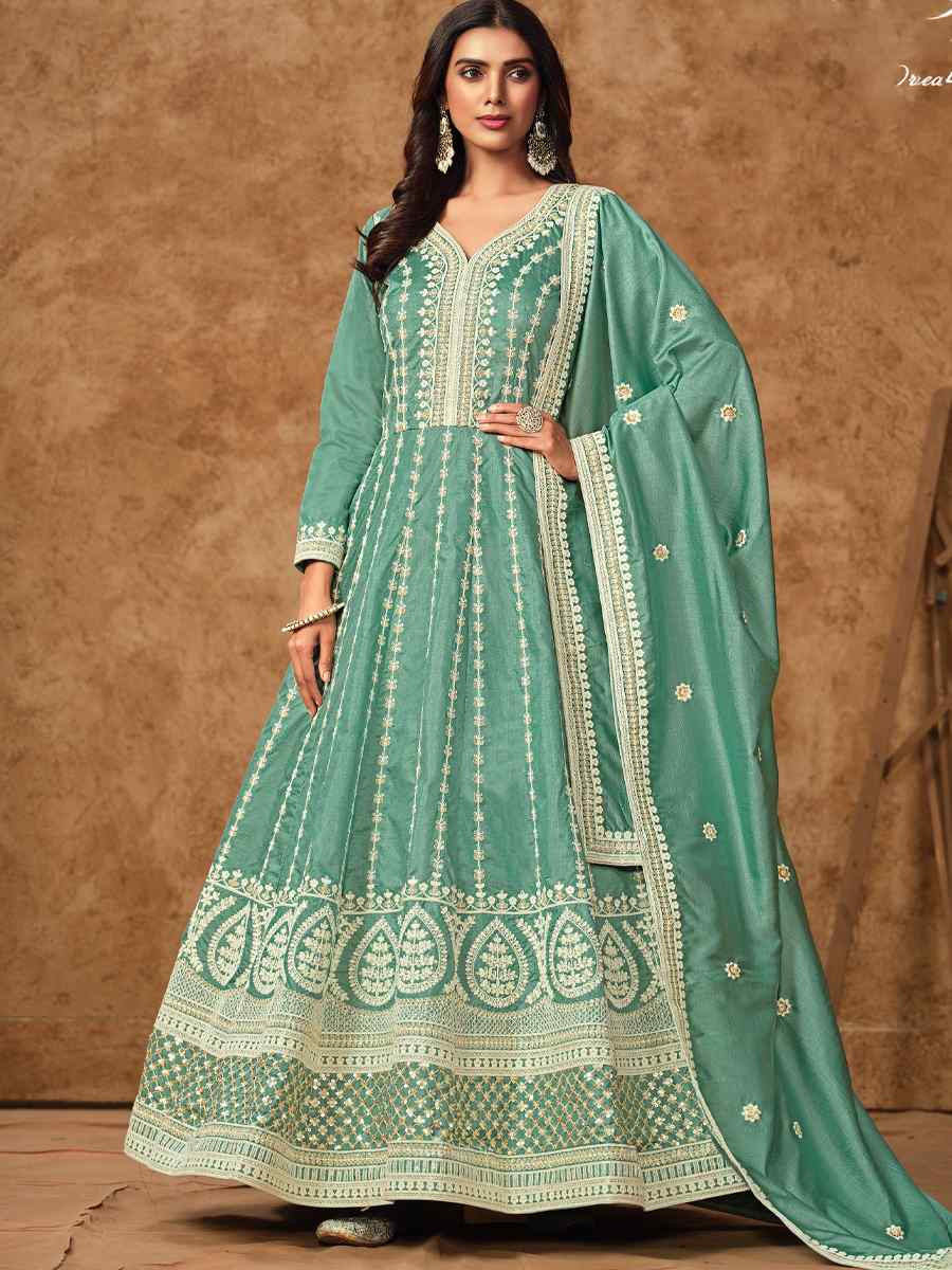 Blue Dolla Slik Embroidered Festival Casual Gown