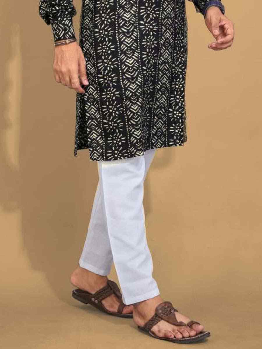 Gold Premium Soft Cotton Printed Festival Casual Kurta