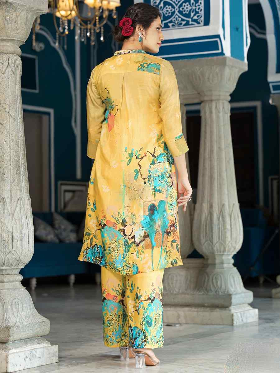 Mehandi Pure Muslin Printed Festival Casual Ready Pant Salwar Kameez