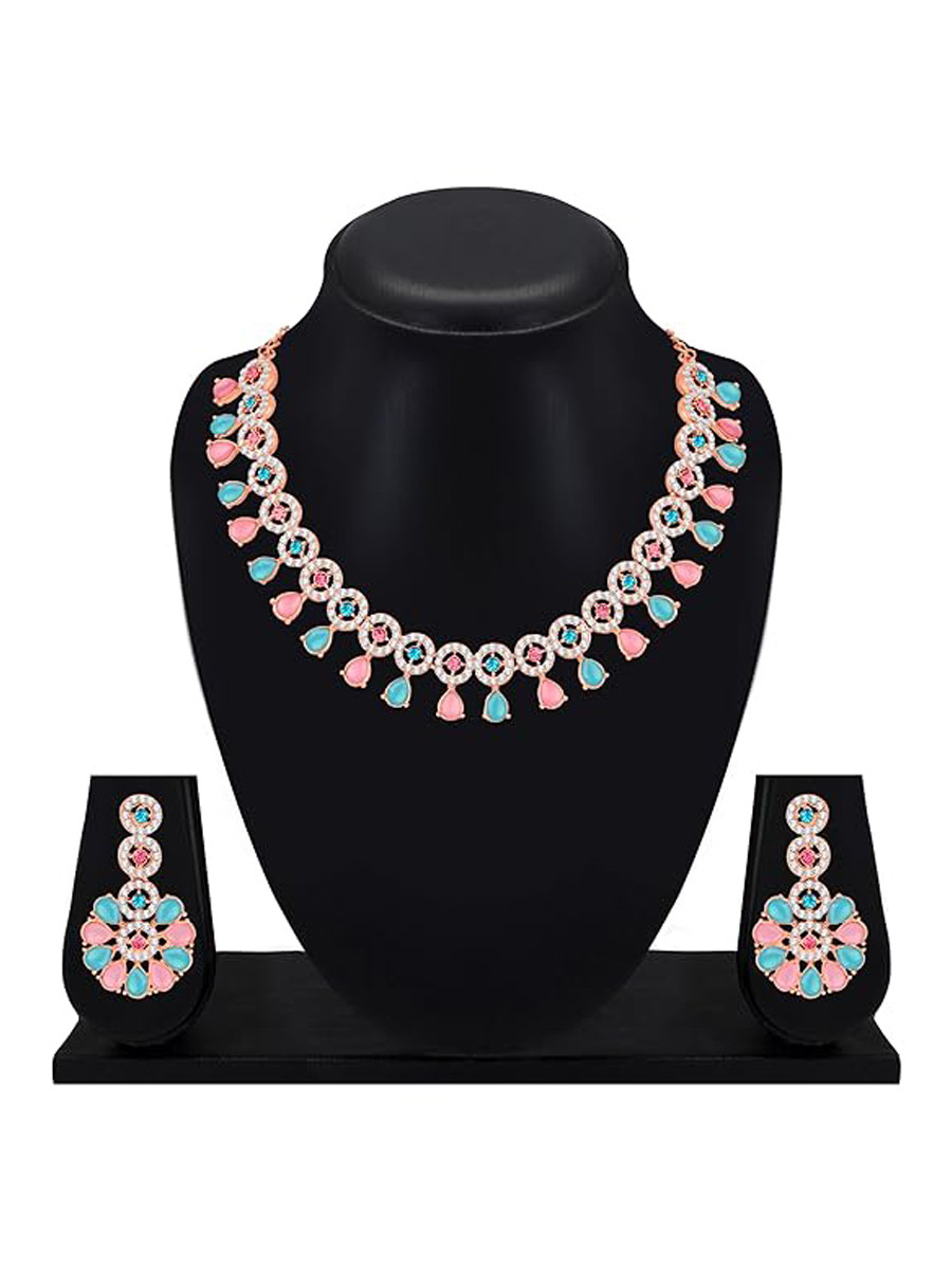 Multi Alloy Festival Wear Kundan Necklace