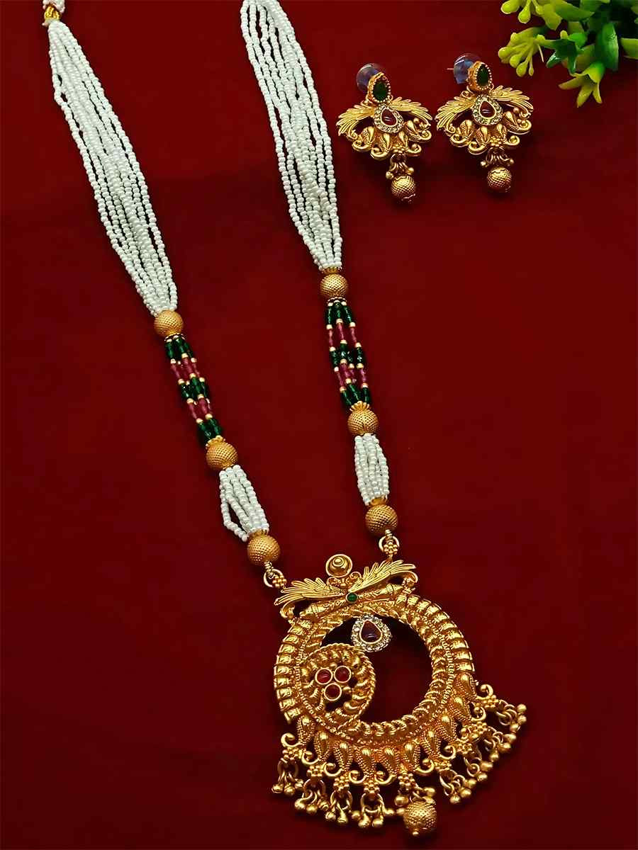 Multi Alloy Festival Wear Kundan Necklace