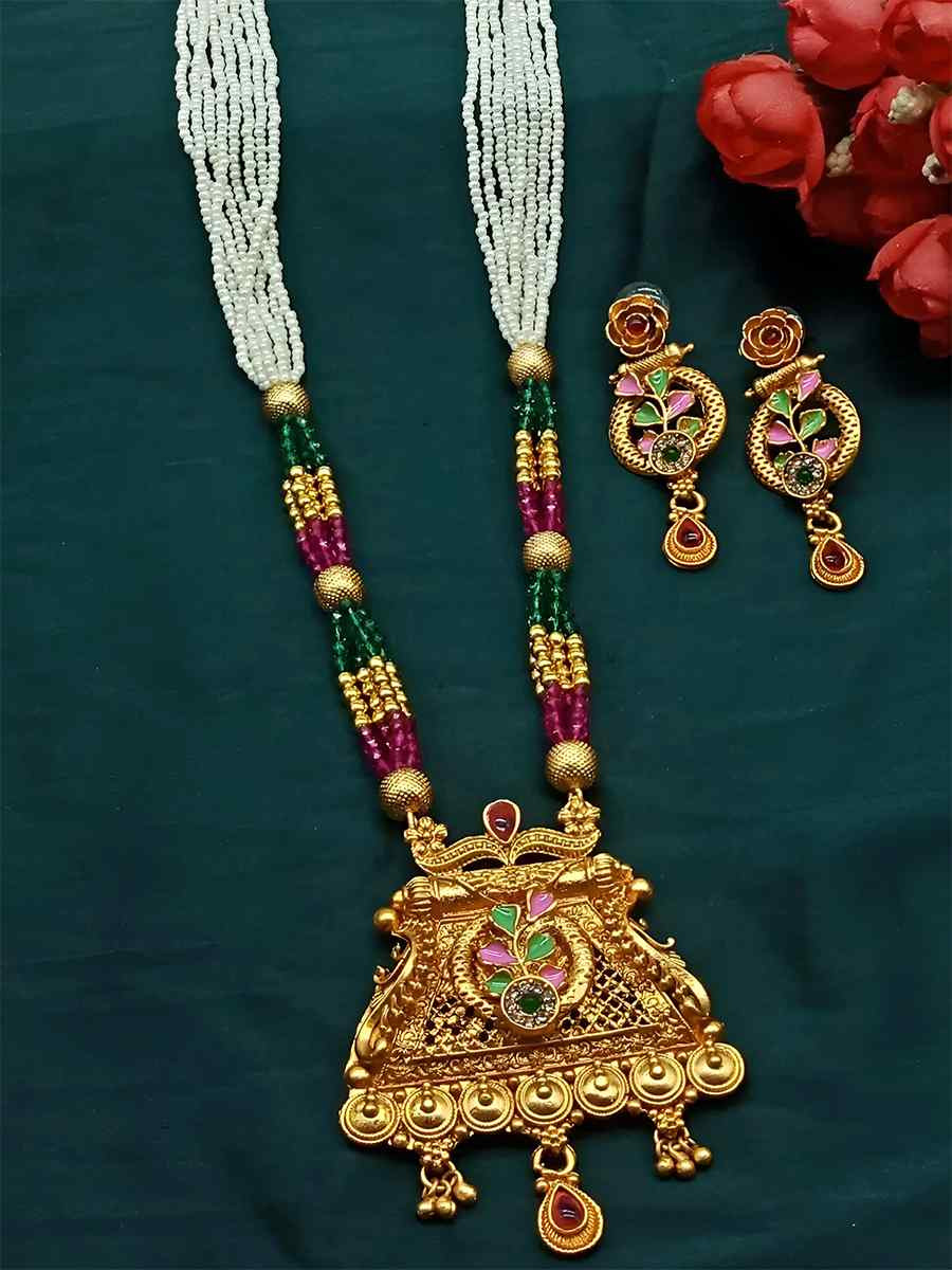 Multi Alloy Festival Wear Kundan Necklace