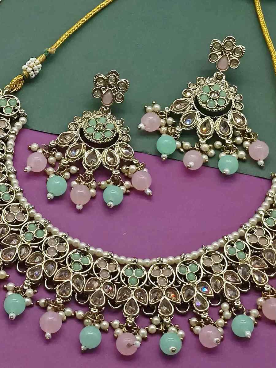 Multi Alloy Festival Wear Kundan Necklace