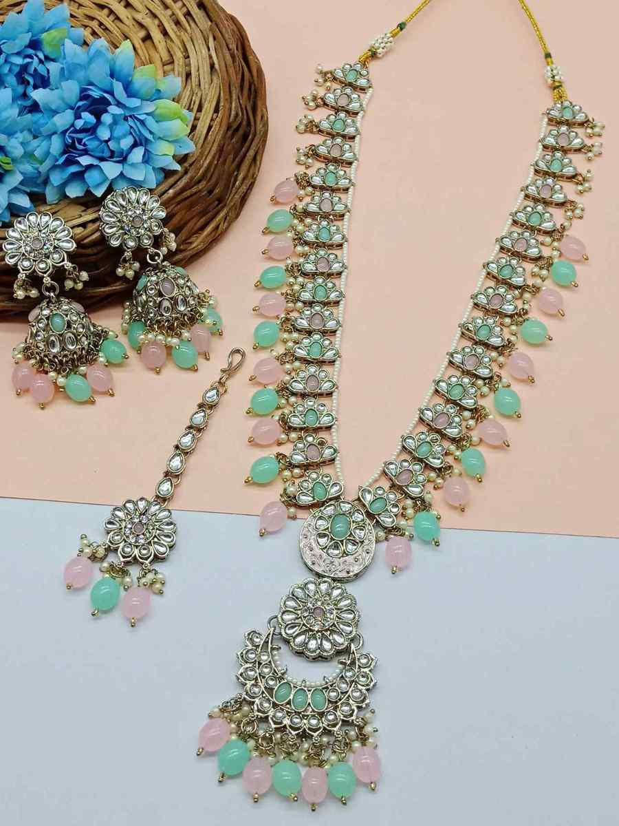 Multi Alloy Festival Wear Kundan Necklace