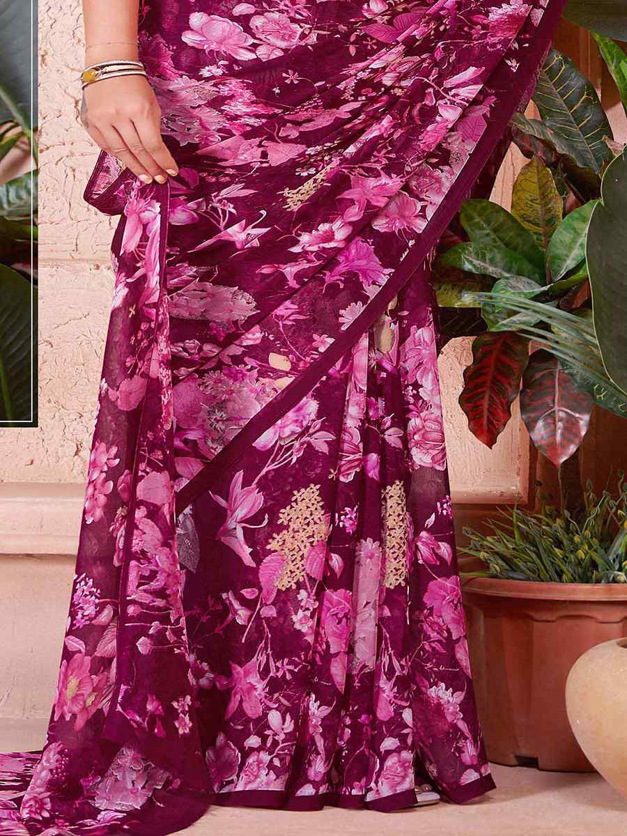 Multi Cotton Printed Festival Casual Contemporary Saree