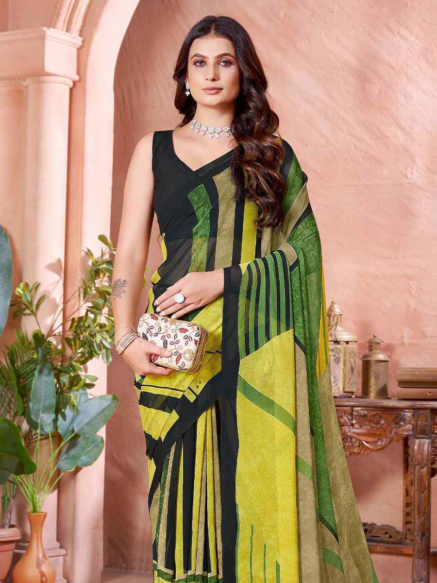 Multi Cotton Printed Festival Casual Contemporary Saree