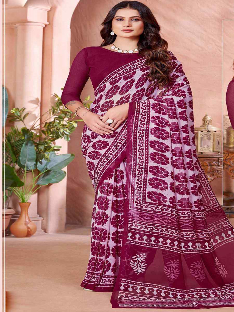 Multi Cotton Printed Festival Casual Contemporary Saree