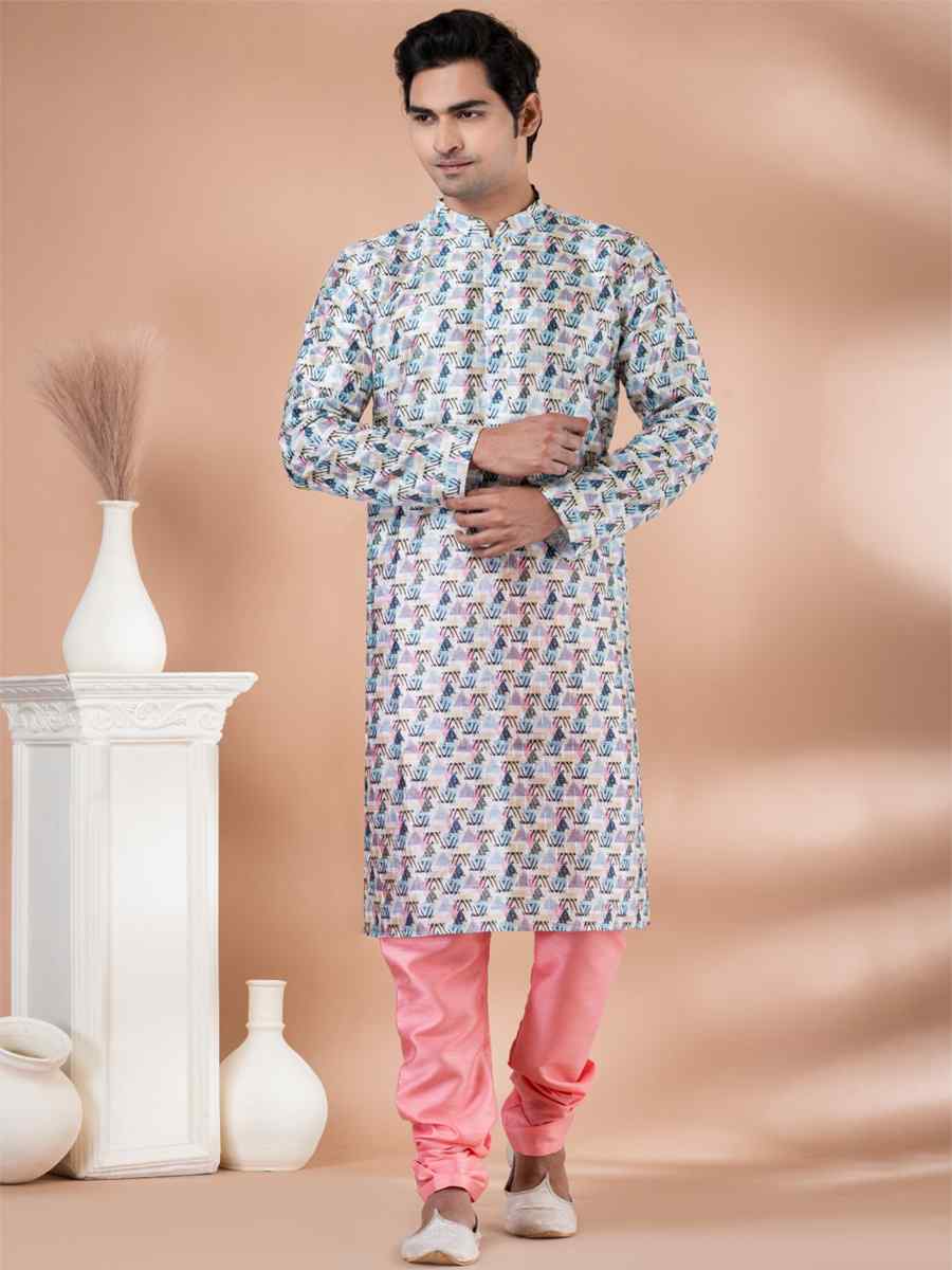 Multi Mono Printed Festival Casual Kurta