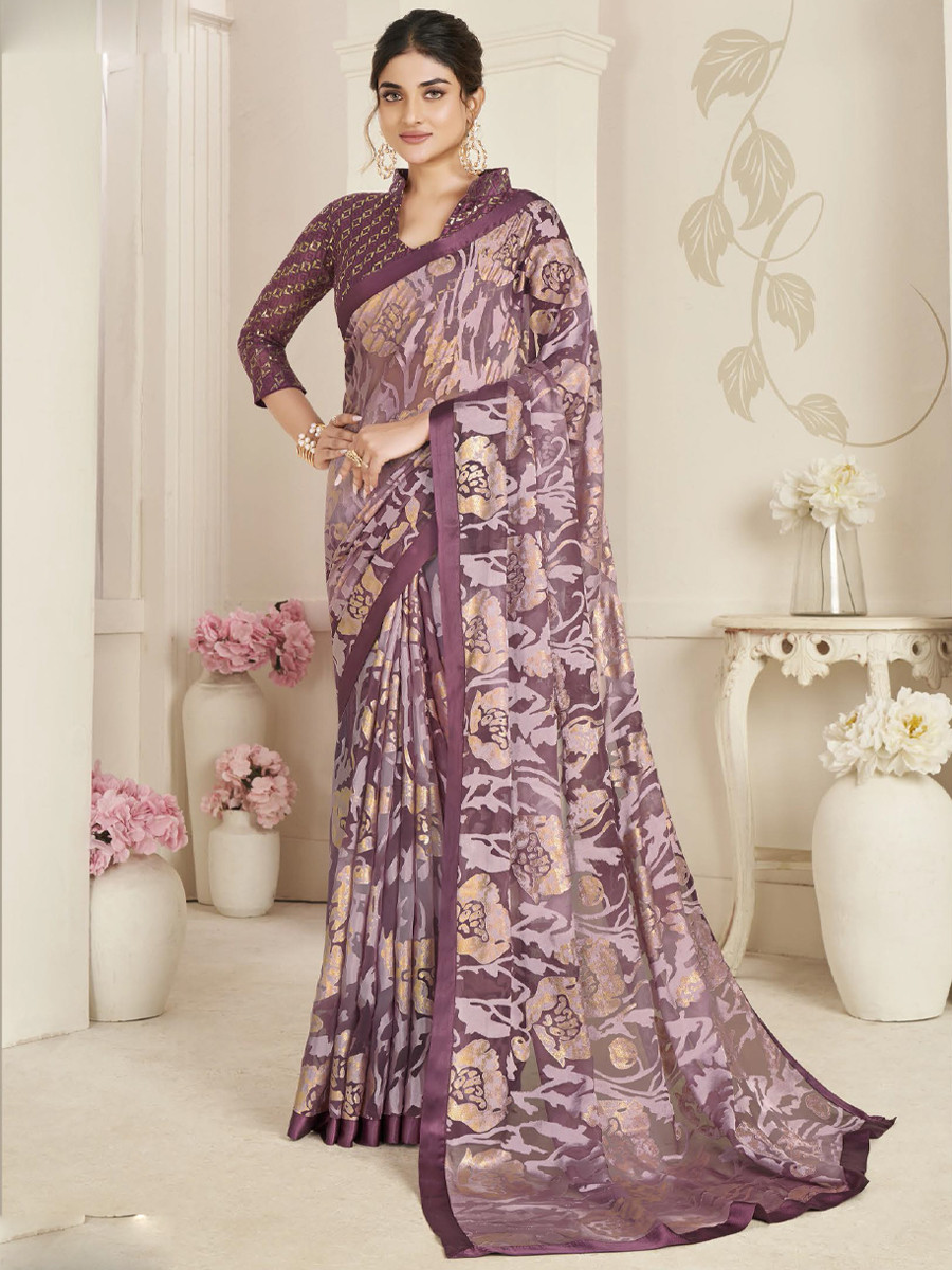 Multi Organza Printed Festival Casual Contemporary Saree