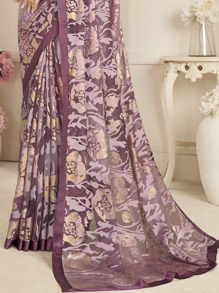 Multi Organza Printed Festival Casual Contemporary Saree