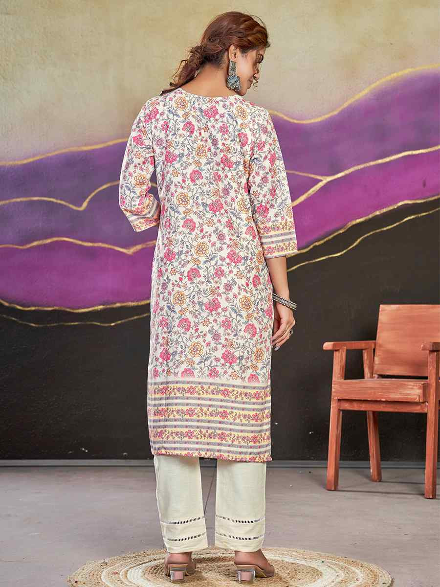 Multi Polycotton Printed Festival Casual Kurti