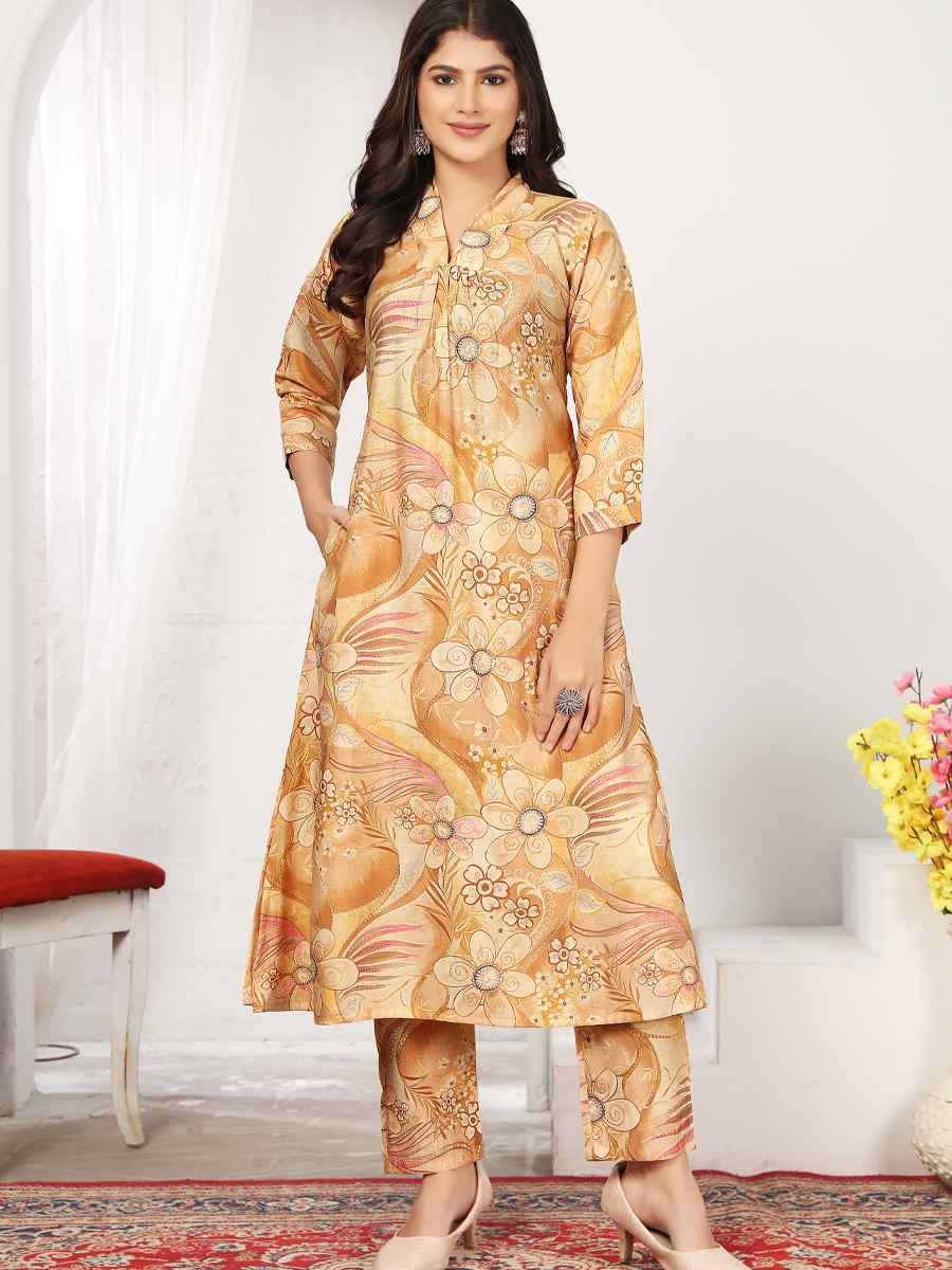 Multi Premium Reyon Printed Festival Casual Kurti