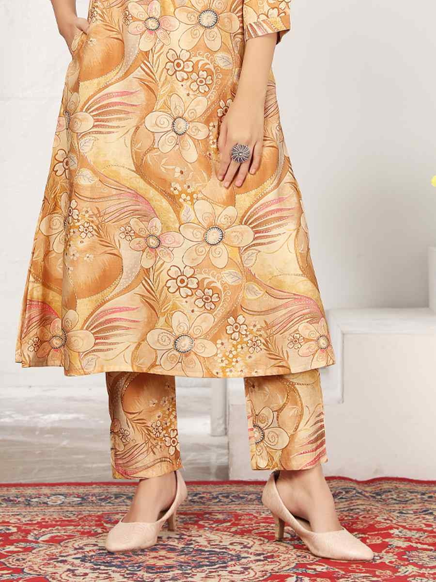 Multi Premium Reyon Printed Festival Casual Kurti