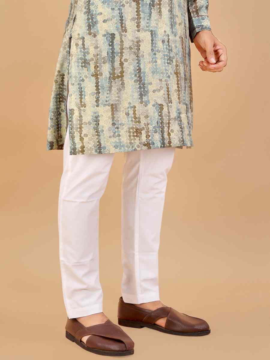 Multi Premium Soft Cotton Printed Festival Casual Kurta