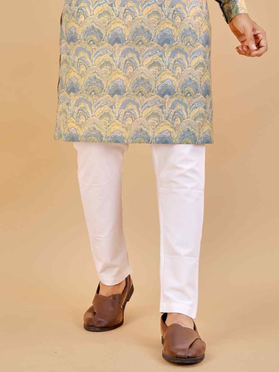 Multi Premium Soft Cotton Printed Festival Casual Kurta