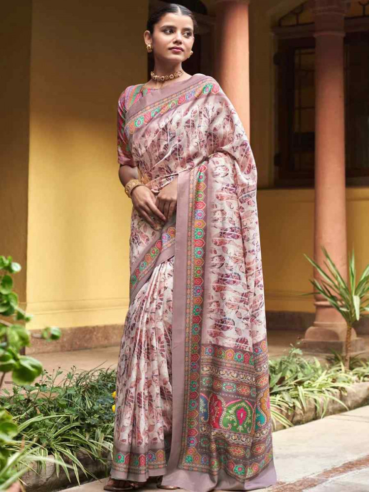 Multi Premium Soft Silk Handwoven Festival Casual Classic Style Saree