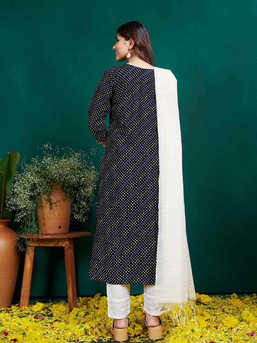 Multi Rayon Embroidered Festival Casual Pant Salwar Kameez