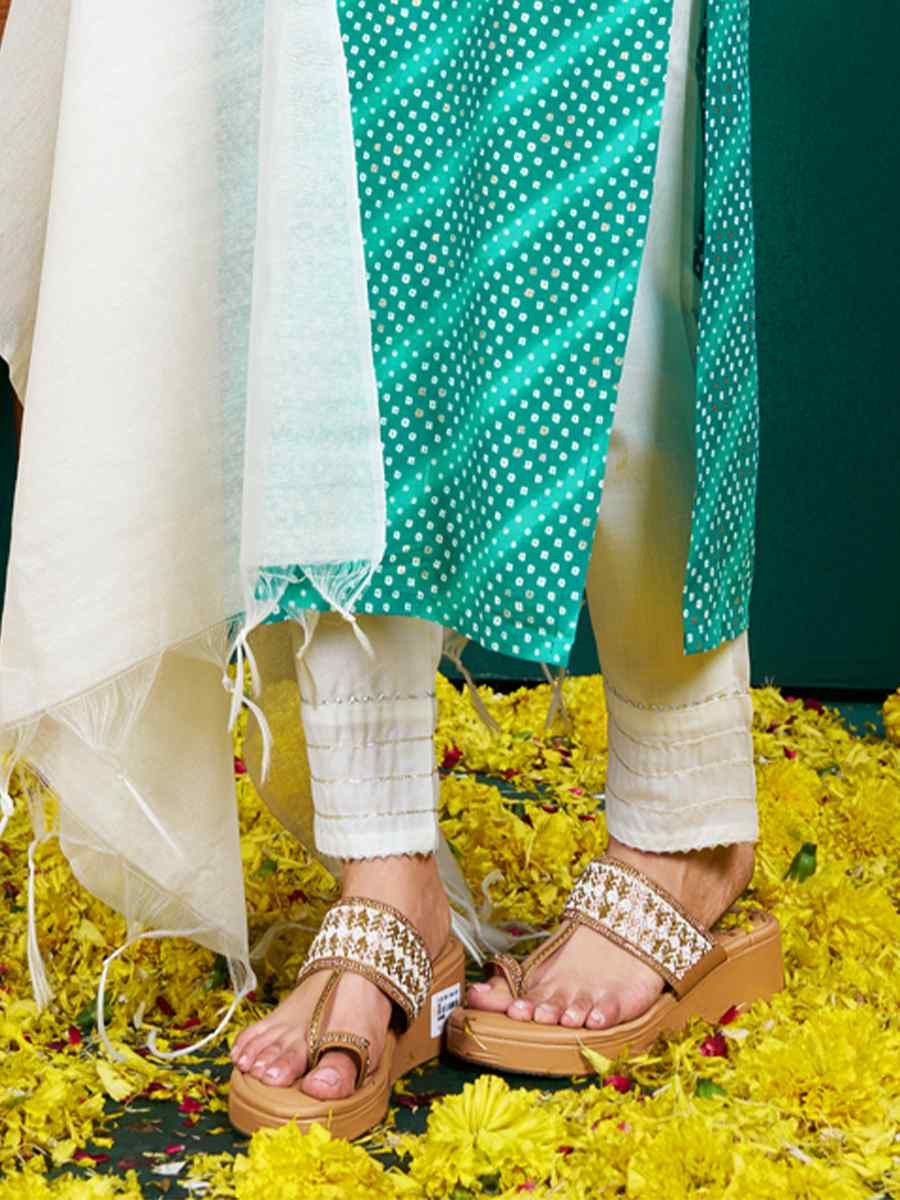 Multi Rayon Embroidered Festival Casual Pant Salwar Kameez