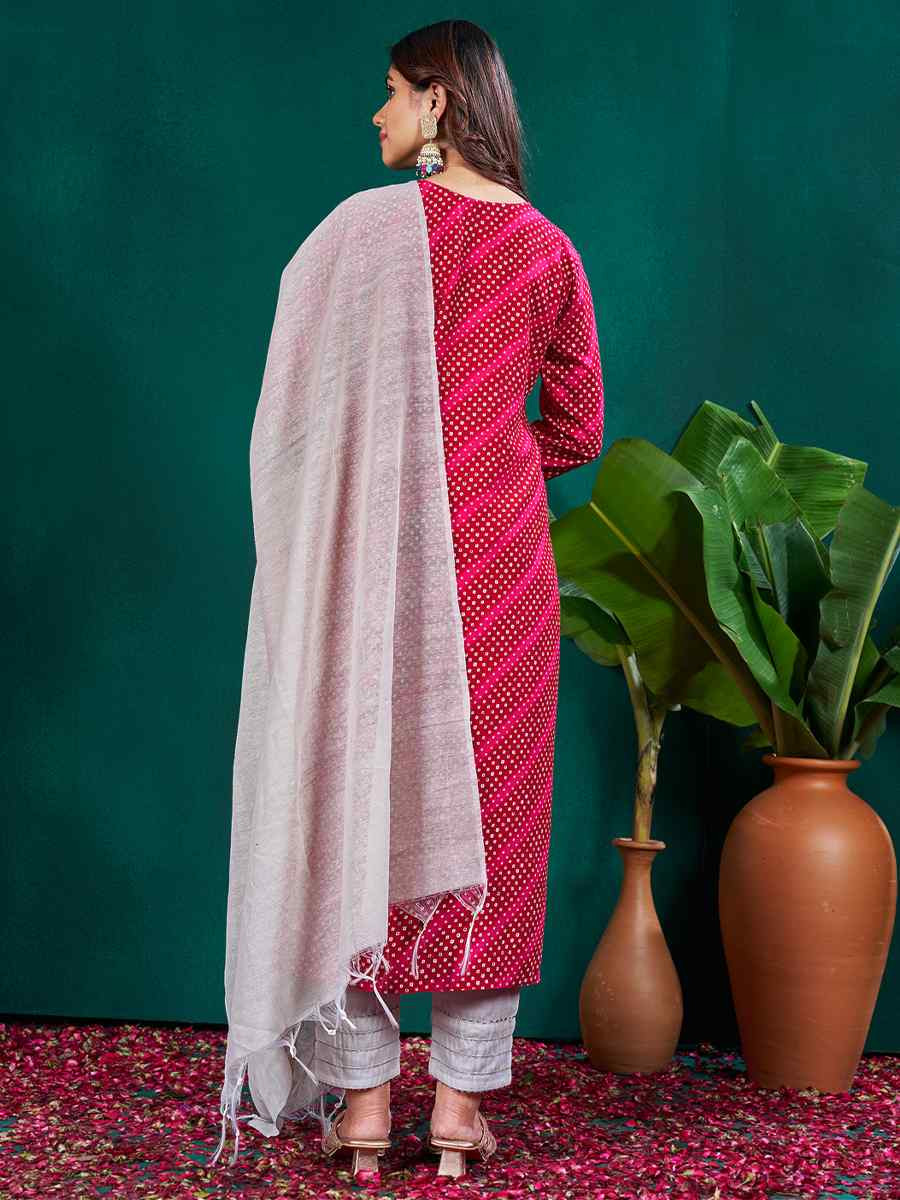 Multi Rayon Embroidered Festival Casual Pant Salwar Kameez