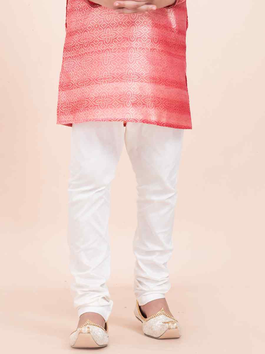 Multi Rayon Embroidered Festival Traditional Kurta Pyjama Boys Wear