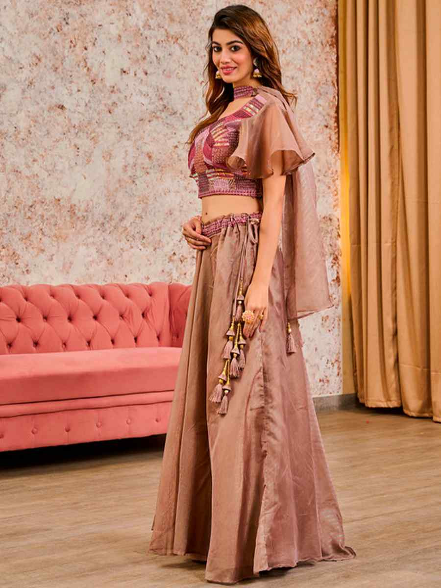 Multi Silk Embroidery Festival Wedding Heavy Border Lehenga Choli