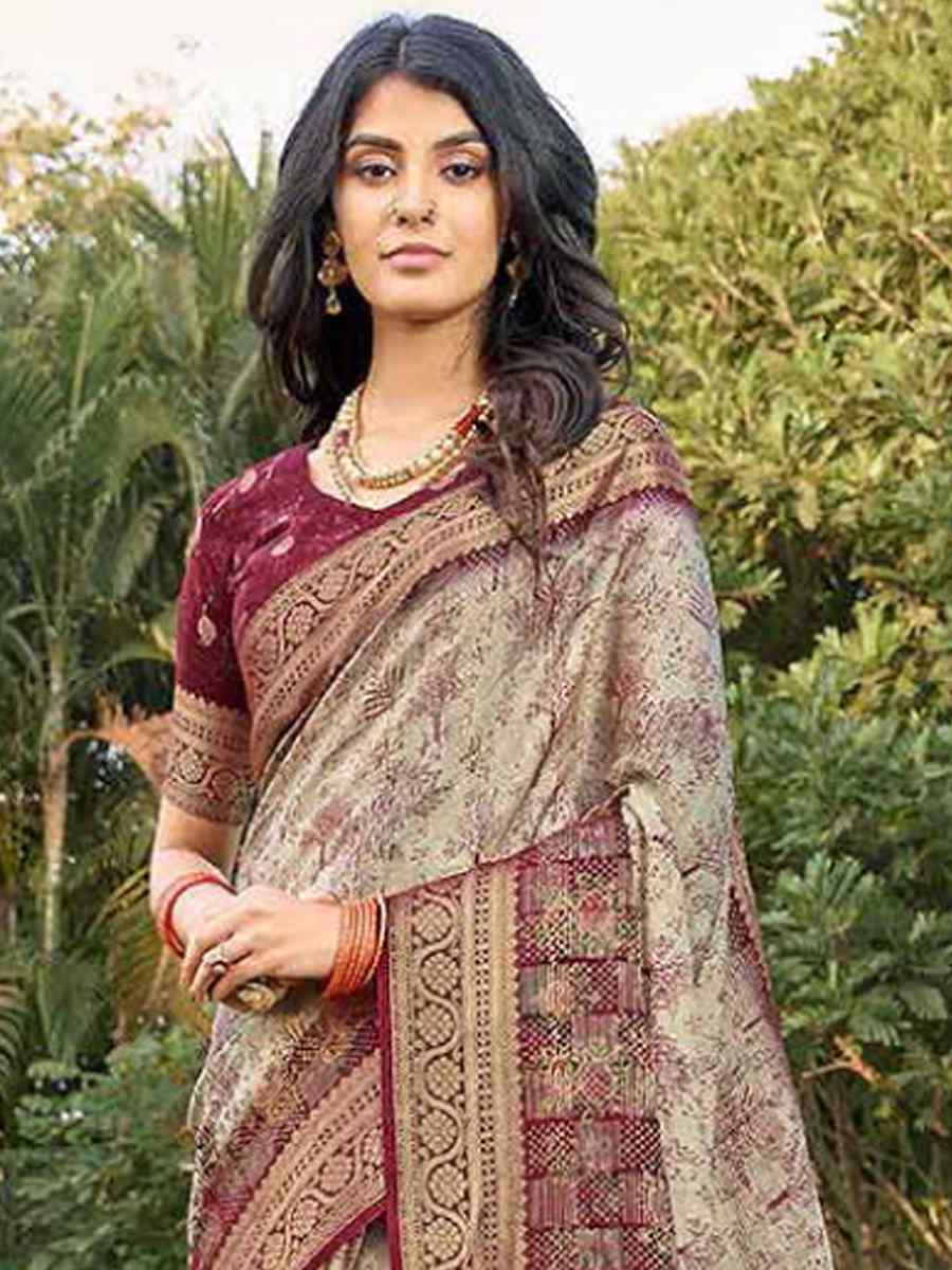 Multi Silk Handwoven Festival Wedding Heavy Border Saree