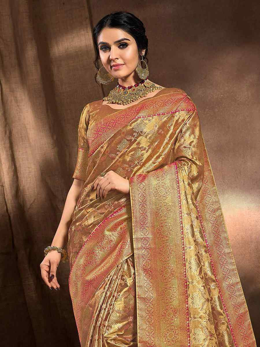 Multi Silk Handwoven Festival Wedding Heavy Border Saree