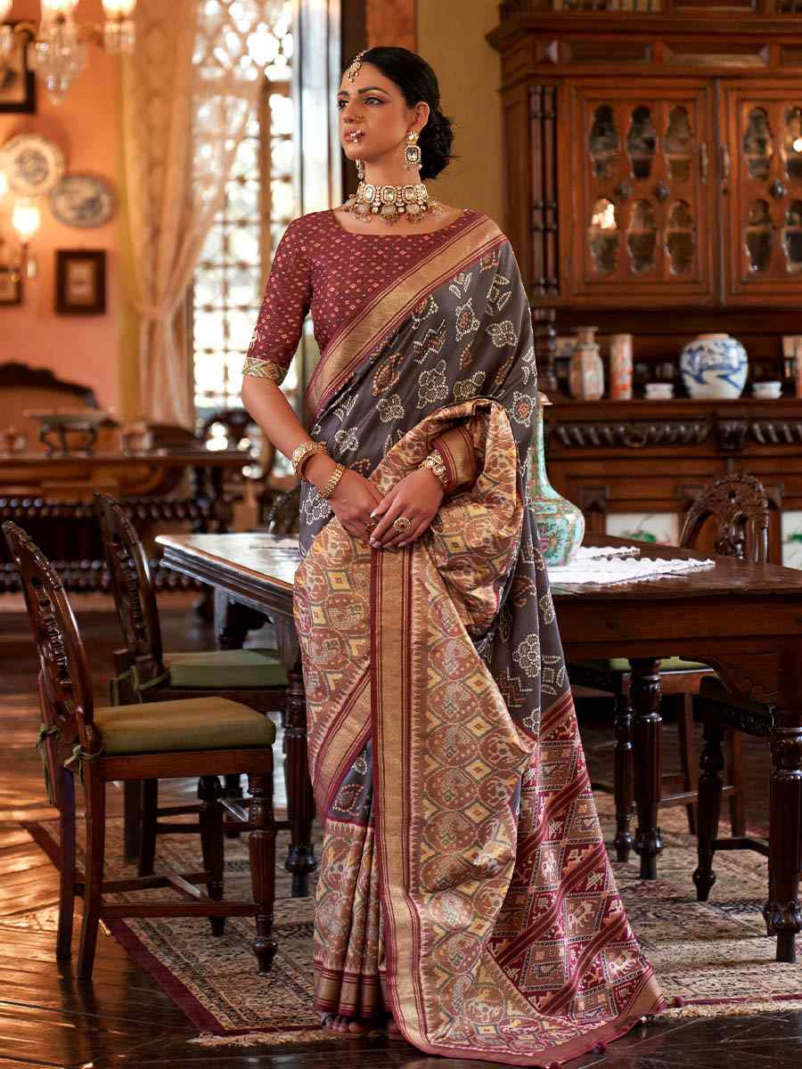 Multi Silk Handwoven Festival Wedding Heavy Border Saree