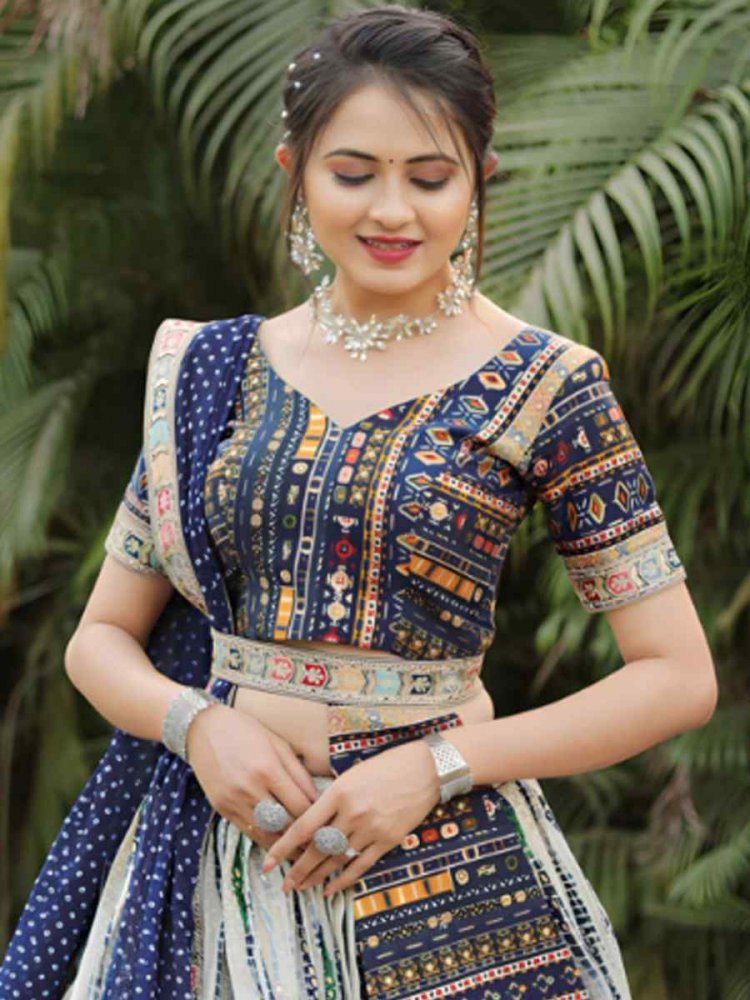 Casual Slub Cotton Lace Work Salwar Suit With Dupatta