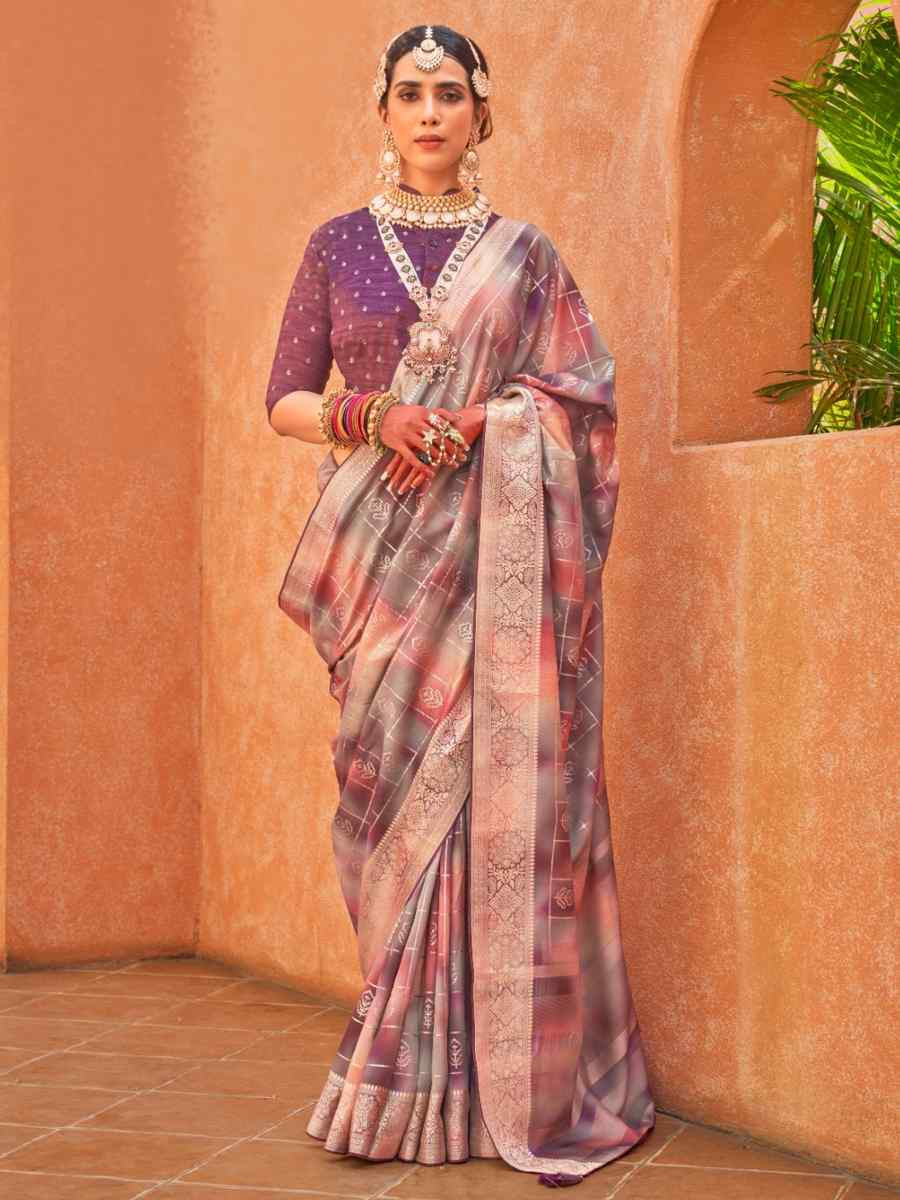 Multi Super Silk Handwoven Festival Wedding Heavy Border Saree