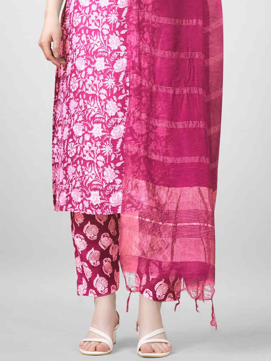 Pink Rayon Embroidered Festival Mehendi Ready Pant Salwar Kameez