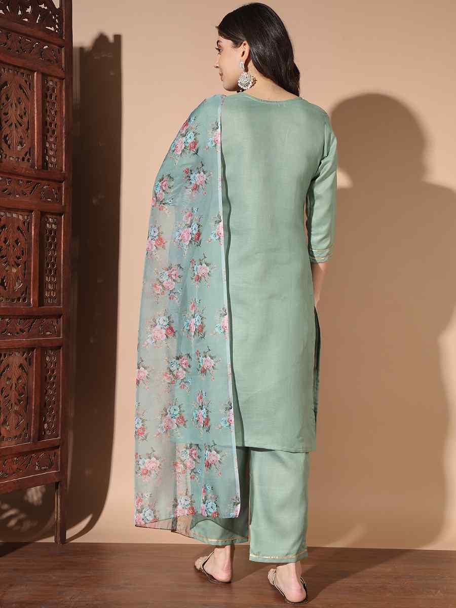 Pista Cotton Printed Festival Casual Ready Pant Salwar Kameez