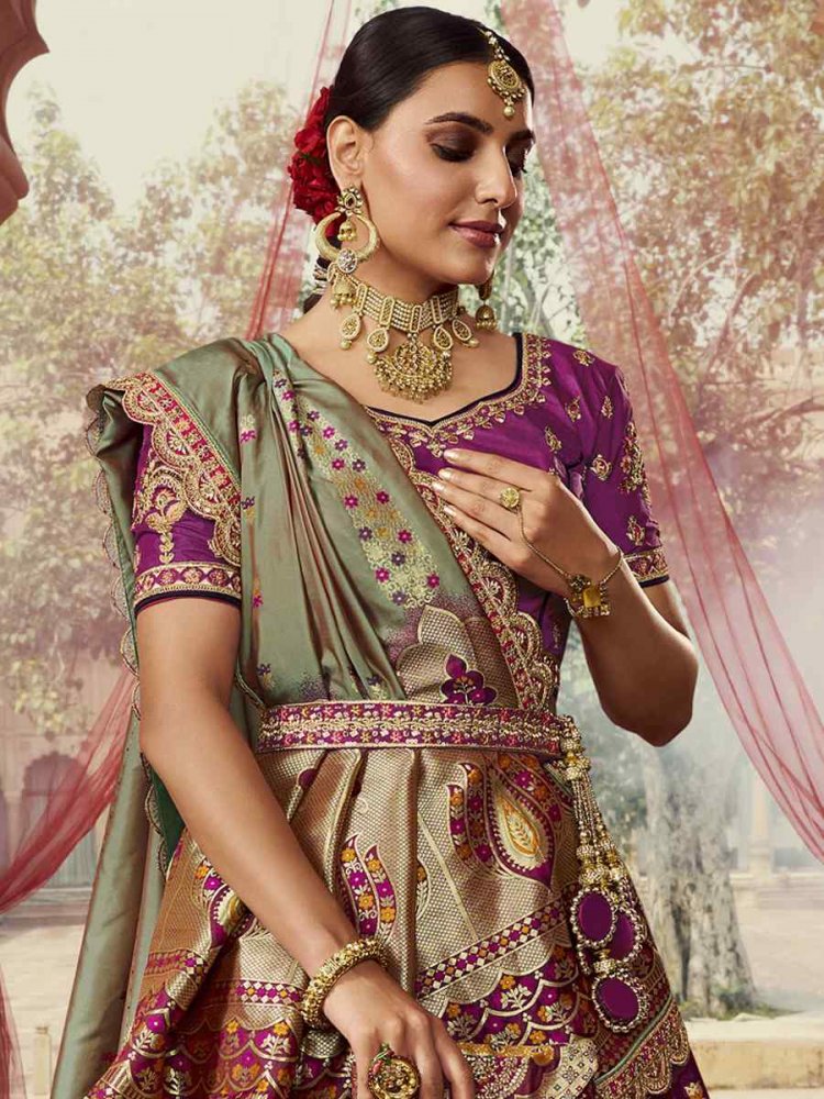 The Wedding Splendor: Banarasi Sarees in Bridal Fashion - Sanskriti Cuttack