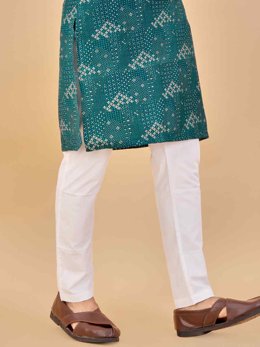 Rama Premium Soft Cotton Printed Festival Casual Kurta