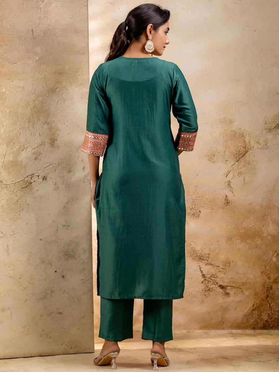 Rama Viscose Rayon Embroidered Festival Casual Ready Pant Salwar Kameez