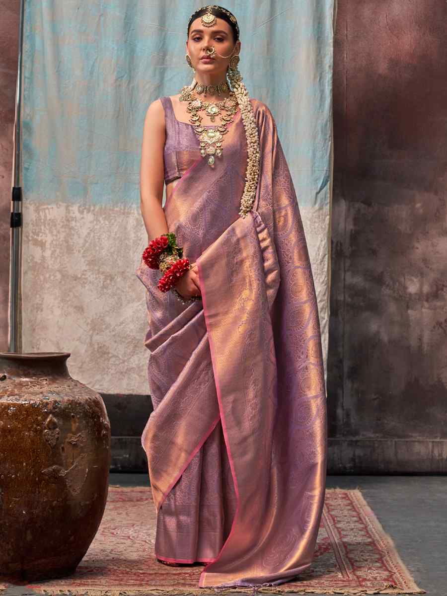 Sky Silk Handwoven Festival Wedding Heavy Border Saree