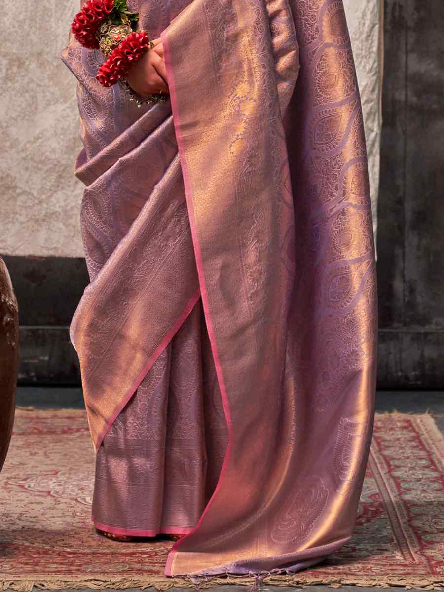 Sky Silk Handwoven Festival Wedding Heavy Border Saree