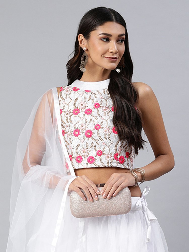 Buy White Designer Navratra Special Party Wear Lehenga Choli | Wedding Lehenga  Choli