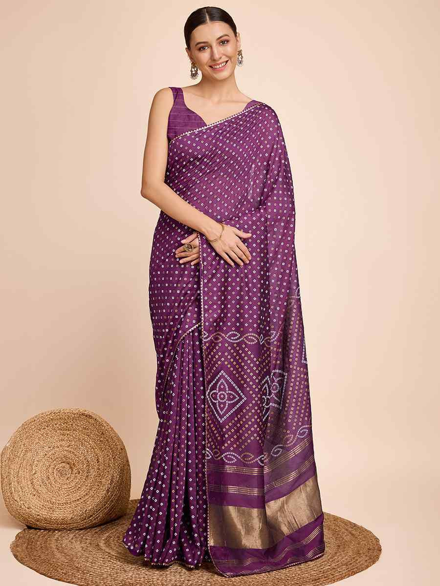 Wine Cotton Silk Handwoven Festival Casual Classic Style Saree